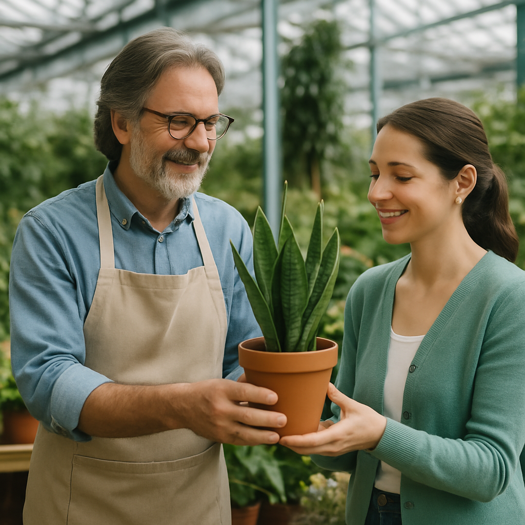 Indoor plant collection at Proxy Test Garden