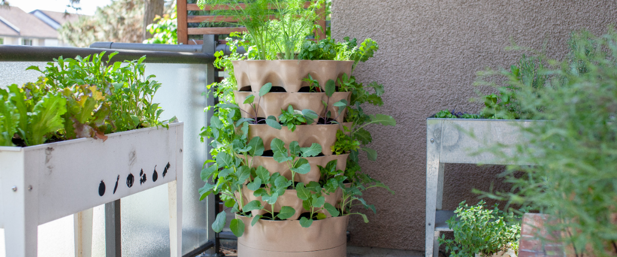 Vertical balcony garden Vertical balcony garden