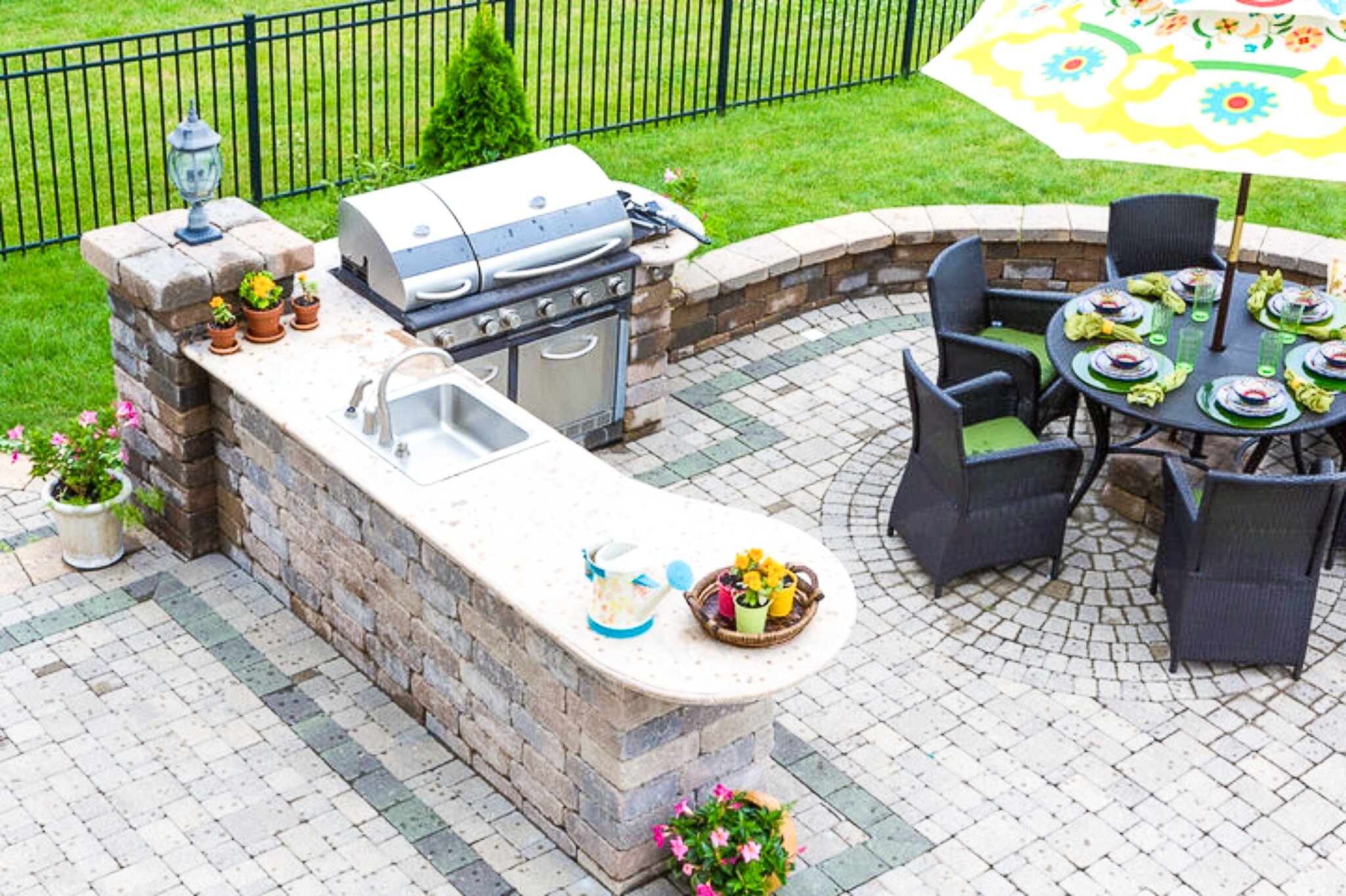 Hardscaping completed by Lacoste Landscaping